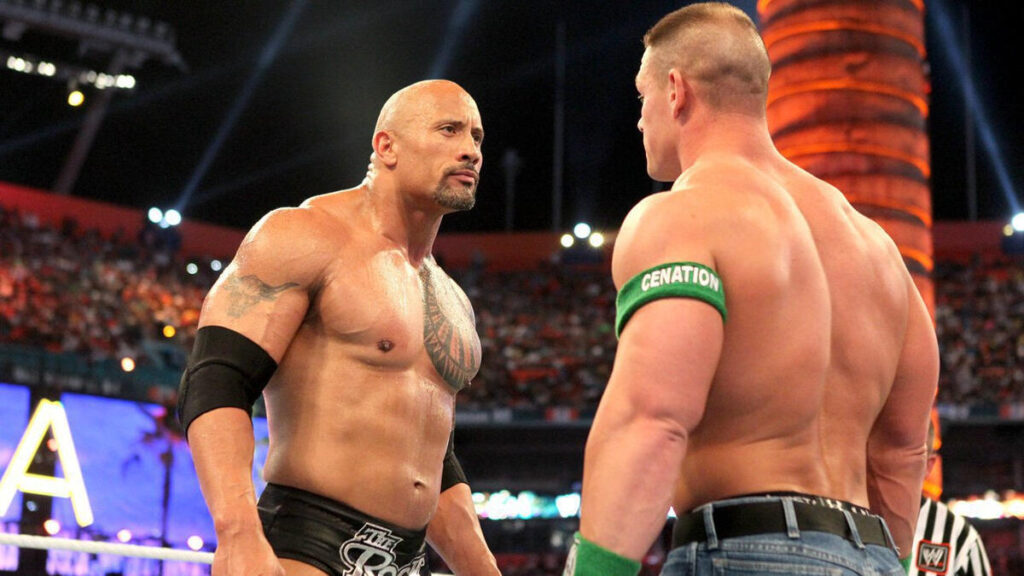 John Cena & Rock Face Off